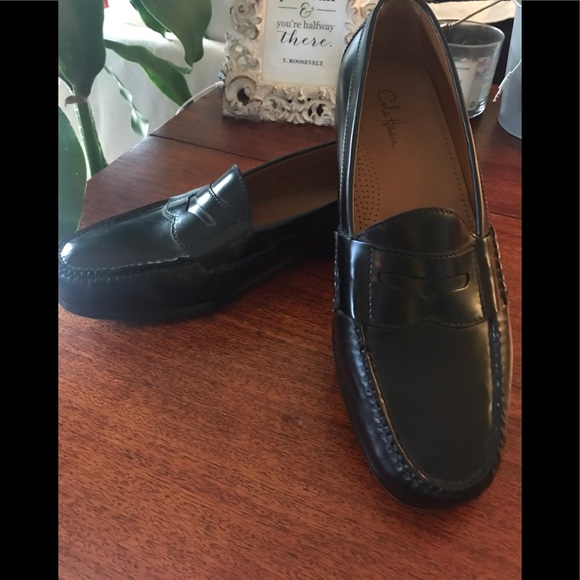cole haan pinch penny loafer black